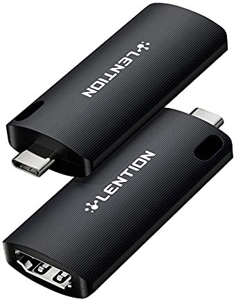 LENTION Scheda Di Acquisizione Video, 4K HDMI a USB C Scheda Di Acquisizione Audio per Giochi/Streaming Live/Videoconferenza, Funziona con Nintendo Switch/PS4/OBS/Camera/PC/Windows/DSLR/PS5 (VC20)