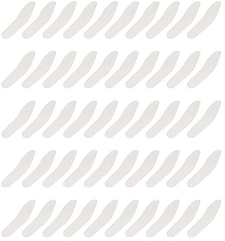 Gebogener Löffelspatel, 50 Stück -wiederverwendbarer Kosmetischer Creme-Applikator für Augencreme, Lotion, Gesichtscreme – Langlebiger Kunststoff, Einfach zu Verwenden