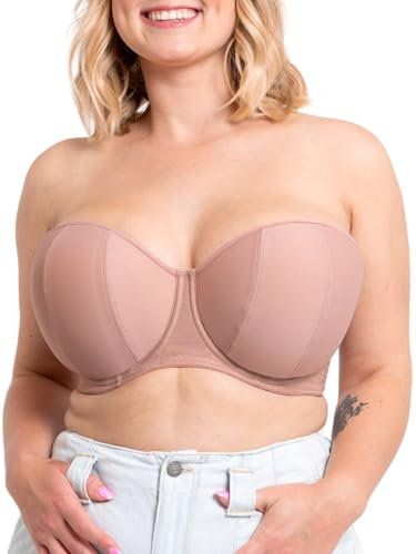Curvy Kate Womens Luxe Strapless Bra, Latte, 40G UK