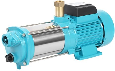 Pompe centrifuge - Pompe à eau domestique - Pompe de jardin - 1300 W - 4000 l/h - Avec commutation automatique avec jauge de pression - Pour installations d'eau domestique