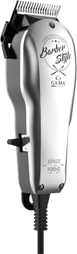 GA.MA Italy Professional, Tagliacapelli Barber Style GMB4060, Motore Magnetico, Lama in Acciaio Inossidabile, Regolazione Leva Laterale 1-1,6 mm, 10 Pettini Guida, Kit Completo per Styling