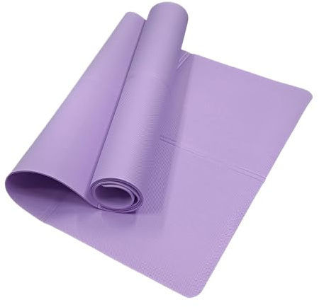 Esterilla Yoga Estera plegable de yoga, EVA amistosa púrpura ecológica, ejercicio viaje, grosores 3/4/6mm(4mm)