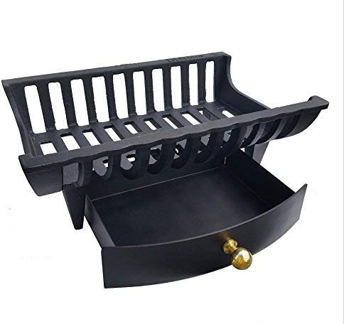 Fonderia Bongiovanni | Portalegna | Porta Legna | Portalegna da Interno | Braciere da Esterno | Brucialegna in Ghisa | mod.B04 | con Cassetto Raccogli Cenere | per Camino | con Pomello in Ottone