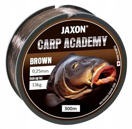 Karpfenschnur Angelschnur JAXON CARP Academy 300m Spule 0,25-0,35mm Feederschnur Karpfen Monofile (300m/0,325mm/20kg)