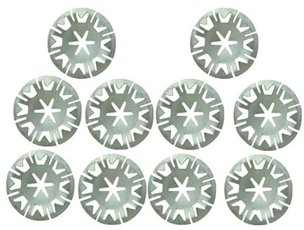 LJFEA 10 PCS Arandelas de Metal 30mm Arandelas de Seguridad Arandela de Dientes Arandelas de Bloqueo Rápidamente Arandelas de Presión Arandelas de Sujeción para La Mayoría de Los Automóviles