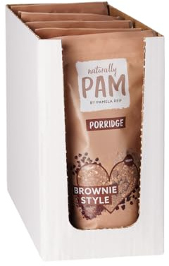 Naturally Pam Porridge, Brownie Style, 6 x 350 g, Bio Oatmeal Haferbrei