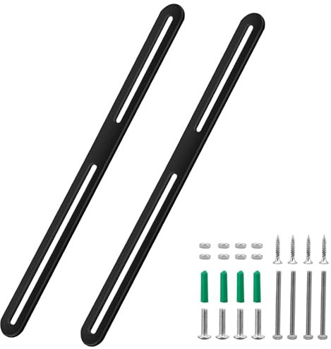 Lot de 2 Connecteurs Plats pour Clôture, Boîte aux Lettres, kit de Fixation de Clôture, Connecteur Plat Réglable en Acier Inoxydable, pour la Fixation de Boîte aux Lettres et la Réparation de Meubles