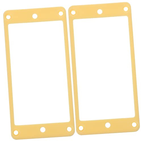 Marco de Pastillas para Guitarra Eléctrica Plástico Beige 2 Piezas