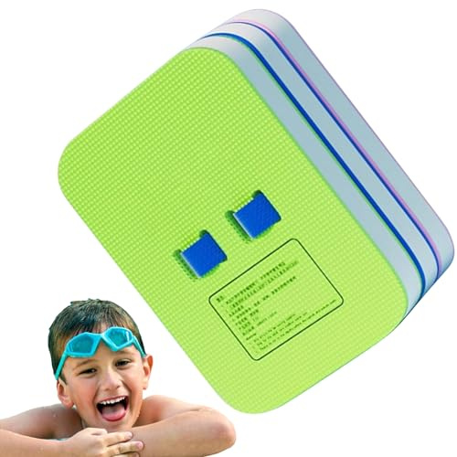 laxreheye Planche de natation pour adultes, aide à la piscine antidérapante pour l'entraînement, équipement d'entraînement flottant, antidérapant, motif de dessin animé pour débutants