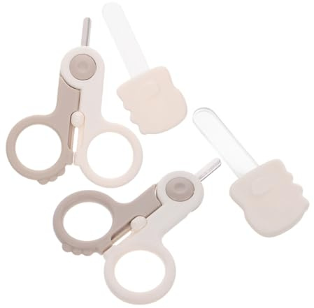 SUPVOX 1 Juego De Cortaúñas Para Bebés Tijeras De Seguridad Para Uñas Para Recién Nacidos Lima De Uñas Para Pequeños Herramienta Para Cortar Uñas Para Recién Nacidos Tijeras De