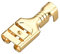 Heschen Flachsteck-Quick-Splice-Crimp-Kabelschuhe, 6,3mm Crimp-Steckverbinder, nicht isoliert, 100 Stk