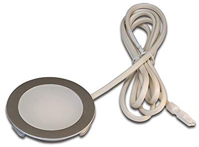 HV LED-Einbaustrahler FR 68-LED mit Flächenlicht, 3W 3000K, Edelstahloptik