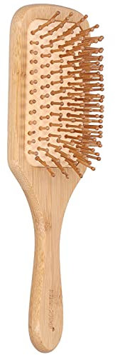 Bamboo Hairbrush, Versatile Scalp Massage Hairbrush Men Hair Massage Brush detangling hair brush for Styling and Salon Use