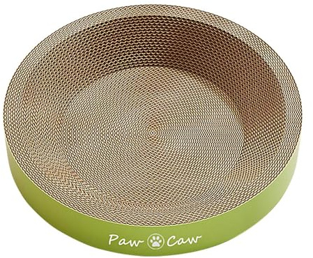 Gratta e grattare per Gatti, tampone per Gratta per Animali Domestici | Tavola da Gratta ondulata rotonda - Riposo da Soggiorno, Forniture per Animali Domestici riciclate e sostenibili per