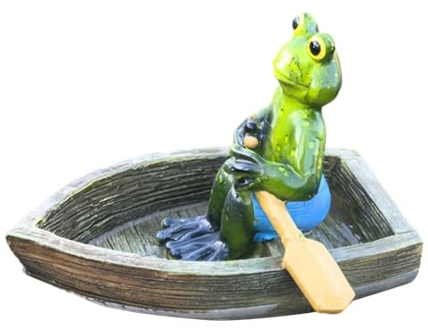 Hiemible Garden Animal Statues,Floating Pond Decoration Sculpture | Floating Resin Frog Turtle Shape Figurines for Fish Tank Garden Swimming Pool Patio Yard Fence Pond