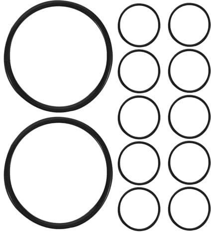 Milisten 12pezzi Anello in Gomma per Microfono Fascia di Supporto Antiurto per Microfono Anello in Gomma Antiurto Fascia Elastica Morbida in Elastica di Ricambio