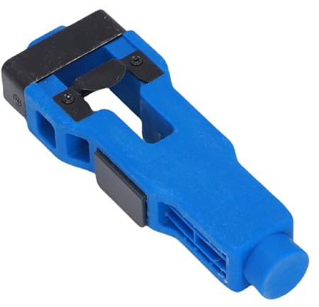Generic Strumento Portatile per Mortasare la Serratura della Porta Strumento di Installazione Robusto e Preciso per Porte Spesse da 1-3/4 1-3/8 Pollici Blu per un Facile Taglio Dell'acciaio
