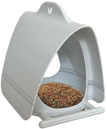 Comederos para pájaros para Exteriores, antiardillas, decoración de jardín en Forma de casa para Patio, césped, Ventana, balcón, terraza, atracción de Vida Silvestre