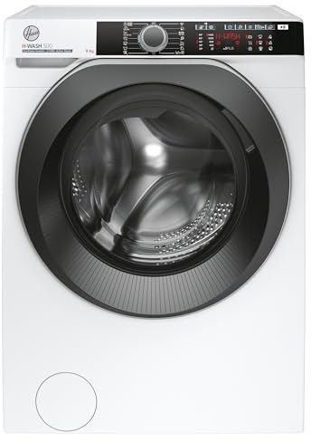Hoover H-WASH 500 HWE 49AMBS/1-S Waschmaschine / 9 kg/Klasse A/Eco-Power Inverter Motor/Bügelerleichterung/ActiveSteam Dampf-Funktion/Wi-Fi