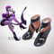 Game LOL Damen Rollenspiel KDA Team Evelynn Cosplay Schuhe Evelynn Rollenspiel Schwarz High Heel Schuhe jede Größe 38 Schwarz