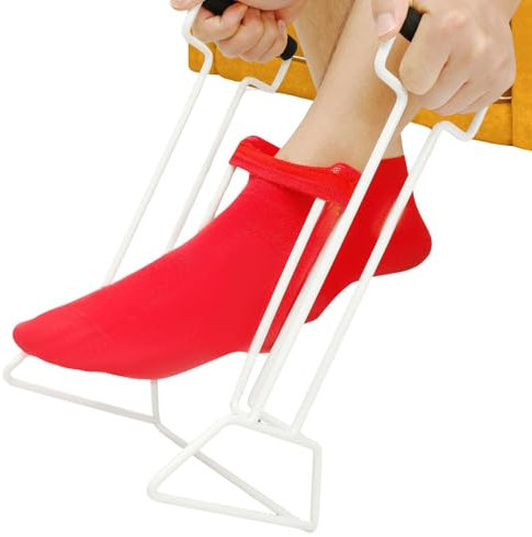 Aiuto per indossare calze e calze, progettato per persone che hanno difficoltà a piegarsi o hanno movimenti limitati della mano