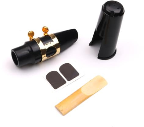 BESTonZON 1satz Alto Saxophon Zubehörset Mit Kappe Polstern Und Halteclip Für Anfänger Einfach Zu Verwenden Stabilisiert Das Rohr Und Sorgt Für Klaren