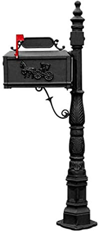 Mailbox Floor standing Retro Postbox Large capacity Mailbox Posts Decoration For Family Home School Drop Box