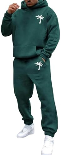 Combinaison complète pour homme, combinaison de sport, pour homme, avec capuche, confortable, sweat-shirt et pantalon, ensemble décontracté de gymnastique, de remise en forme, complète d'hiver,