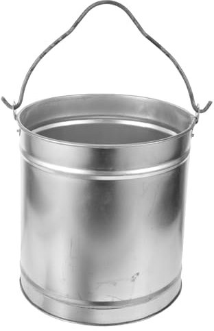 DIKACA Charcoal Bucket Charcoal Cleaner Stove Incinerator Charcoal Electric Pit Kettle Pellet Burning Bin Skewer Chimney Charcoal Ninja Blow Iron Silver