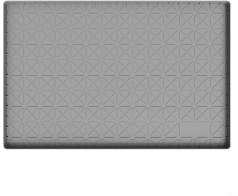 Tapis de protection sous évier de cuisine - En silicone imperméable - Antidérapant - Gris - 2 tailles (71 x 56 x 2 cm)