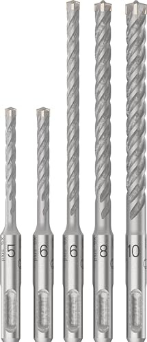 Bosch Home and Garden - BOSCH 2608833910 - Broca SDS-PLUS-5X: set 5 uds: 5, 6, 6, 8, 10