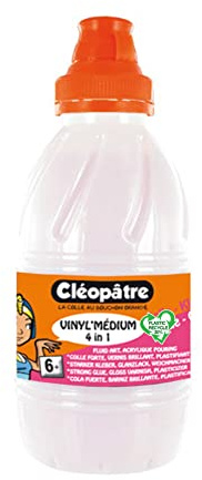 CLEOPATRE - Vinyl'Médium 4 en 1 - Médium/Vernis/Colle – Acrylic Pouring - 500gr