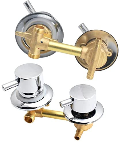 2/3/4/5 Vie Rubinetti Per Doccia In Ottone,Miscelatore Valvola Cabina Doccia,Miscelatore Valvola Con Elemento Filtrante In Ceramica,Interasse 10/12,5/14,5Cm,G1/2 Intubation 2way-10cm