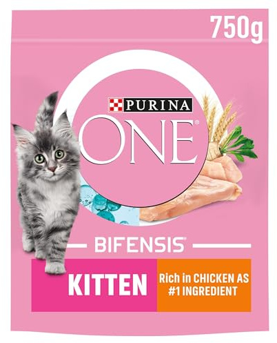 Purina One Kitten Dry Cat Food with Chicken and Wholegrain 750g