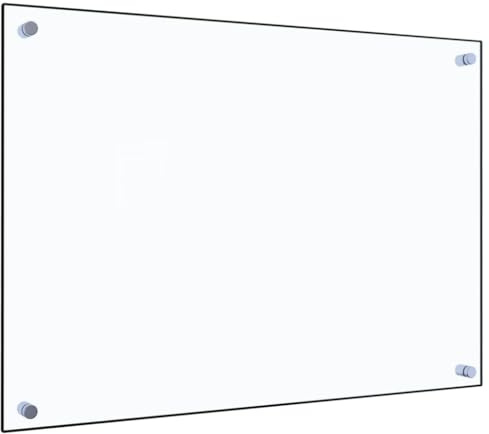 Myheimly Küchenrückwand Spritzschutz Fliesenspiegel Glasplatte Rückwand Herdspritzschutz Wandschutz Herd Küche Hartglas Transparent,70 x 50 cm
