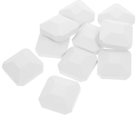 GLEAVI 10 Pezzi Briquettes Ricambio Cordierite per Gas Resistente Calore e Facile da Installare per BBQ