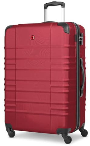 WENGER Check-in Koffer für Damen und Herren | großer XL Trolley 51 x 30 x 75 cm aus hochwertigem, stoßfestem ABS Material | Erweiterbar & Teleskopgriff| Amplar Evo Serie
