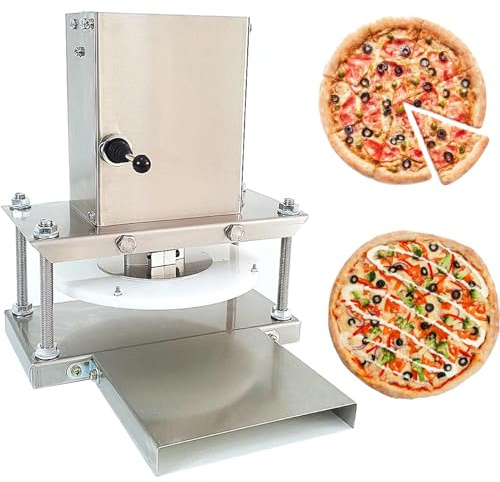 DHMYYXGS Pressa per Impasto per Pizza,Macchina Impasto Pizza Tortilla Che,Macchina Pasticceria Elettrica Pressa,Pasta Sfogliatrice Elettrica,per Noodle Pizza Pane E Pasta Maker 25cm