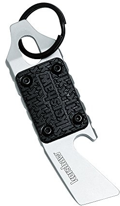 Kershaw PT-1 Multi-Function Keychain Tool, Stainless Steel, Utility Keychain with Bottle Opener, Flathead Screwdriver, Mini Pry Bar, and Lanyard Attachment, for Key Ring, Pocket or Purse Carry