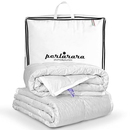PERLARARA - Piumino d'oca 100% Singolo 155x215 cm - Auril 720 4 Stagioni