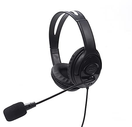 TELLUR Basic PCH1/ PCH2 Cuffie Cablate, Stereo Binaurale, Microfono, Controlli in Linea, Disattivazione Mic e Cuffie, Design Leggero e Cuscinetti Morbidi, USB, Cavo 150cm, Zoom, Teams, Skype (PCH2)