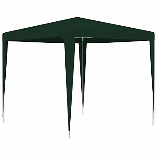 Gecheer professionell trädgårdspaviljong festtält festtält paviljong festtält trädgårdstält trädgårdstält lusthus tält 2,5 × 2,5 m grön 90 g/m²