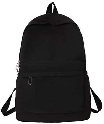 YXQSED School Backpack Womens, Causal Travel School Bags for Teenage Girls Lightweight Rucksack Water Resistant Bookbag for College Womens Mens black