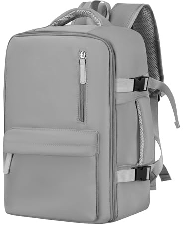 T-LOVENDO.ES Mochila de Viaje Cabina Avión, Equipaje de Mano Bajo el Asiento, 40x20x25 cm, 20L, para Ryanair, Mochila Portátil, Puerto carga USB, Maleta de Vuelo, Bolsa, Negocios, Trabajo, Escuela