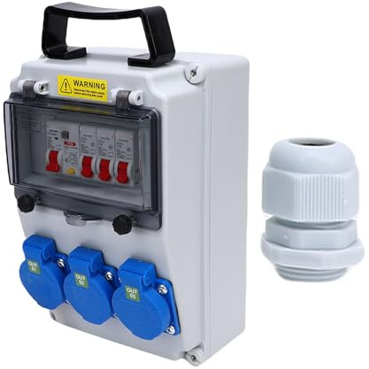 Marhynchus Scatola Portatile Industriale Scatola di Distribuzione Portatile Scatola di Alimentazione Esterna con un Interruttore di Tipo per il Workshop in Cantiere di Costruzione