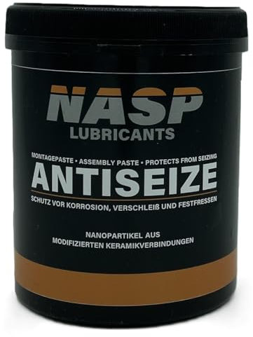 NASP Anti-Seize Keramikpaste Montagepaste Schraubenpaste Grease Schutz vor Korrosion Festfressen 1kg Dose - MADE IN GERMANY