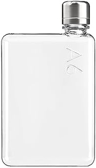 memobottle A6 Compact 12oz (375ml) Flat Water Bottle | BPA-Free | Ideal for Bag, Travel, and Kids | Insulated, Leakproof, and Eco-Friendly