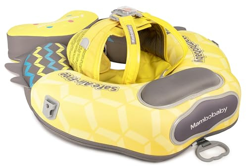 Mambobaby Bouee Bebe de Piscine Ajouter la Queue, Flotteur Bouée Bébé Non Gonflable Bague De Natation Anneau pour Enfant de 3-24 Mois