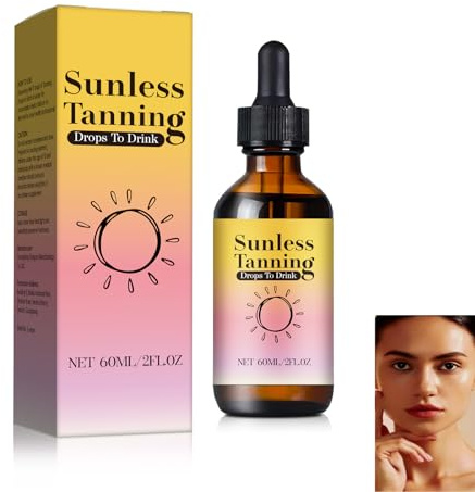 Bräunungstropfen zum Trinken,Tanning Drops zum Trinkens,Natürlichen Des Melanins,Selbstbräuner Bräunungs,Sunless Tanning Drops,Tropfen Zur Natürlichen Steigerung Des Melanins,Für Gesicht Und Körper