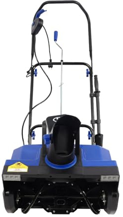 Soffia neve elettrico 2400W, spazzaneve elettrico con larghezza di lavoro 56 cm, getto di neve 7,6 m e illuminazione LED, dispositivo per rimuovere la neve in manganese-acciaio per cortile e